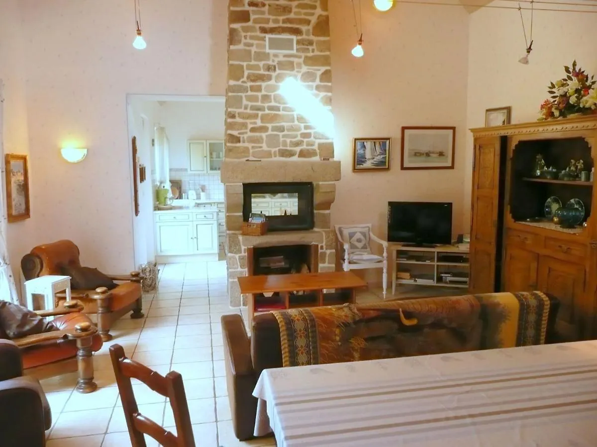 Granite Stone House With Fireplace, Plouguerneau Villa